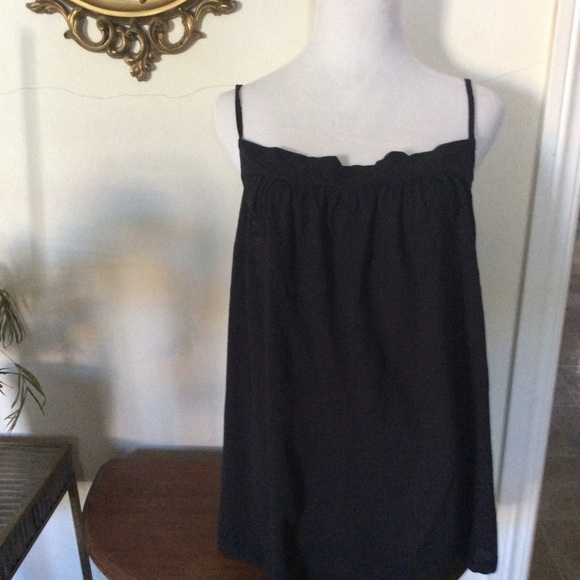 JCREW Vintage Cotton Plus Smocked-Back Tank Top 2X - Picture 1 of 6
